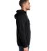 Under Armour 1379767 Rival Fleece Full-Zip in Black/ white_001 side view