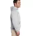 4997 Jerzees Adult Super Sweats® Hooded Pullover  in Ash side view