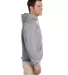 4997 Jerzees Adult Super Sweats® Hooded Pullover  in Oxford side view