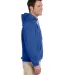4997 Jerzees Adult Super Sweats® Hooded Pullover  in Royal side view