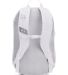 Under Armour 1384673 Hustle Backpack 6.0 in White_100 back view