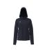 Under Armour 1389661 Women's Rival Stretch Jacket in Midnight navy/ white front view