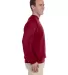 Jerzees 562 Adult NuBlend Crewneck Sweatshirt in Cardinal side view