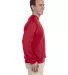 Jerzees 562 Adult NuBlend Crewneck Sweatshirt in True red side view