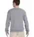 Jerzees 562 Adult NuBlend Crewneck Sweatshirt in Oxford back view