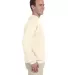 Jerzees 562 Adult NuBlend Crewneck Sweatshirt in Sweet cream heather side view