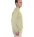 Jerzees 562 Adult NuBlend Crewneck Sweatshirt in Oatmeal heather side view