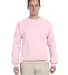 Jerzees 562 Adult NuBlend Crewneck Sweatshirt in Classic pink front view
