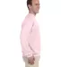 Jerzees 562 Adult NuBlend Crewneck Sweatshirt in Classic pink side view