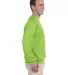Jerzees 562 Adult NuBlend Crewneck Sweatshirt in Neon green side view