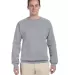 Jerzees 562 Adult NuBlend Crewneck Sweatshirt in Athletic heather front view