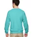 Jerzees 562 Adult NuBlend Crewneck Sweatshirt in Scuba blue back view