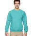 Jerzees 562 Adult NuBlend Crewneck Sweatshirt in Scuba blue front view