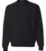 562 Jerzees Adult NuBlend® Crewneck Sweatshirt Black front view