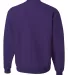 Jerzees 562 Adult NuBlend Crewneck Sweatshirt in Deep purple back view