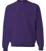 Jerzees 562 Adult NuBlend Crewneck Sweatshirt in Deep purple front view