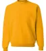 Jerzees 562 Adult NuBlend Crewneck Sweatshirt in Gold front view
