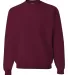 562 Jerzees Adult NuBlend® Crewneck Sweatshirt Maroon front view