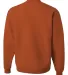 Jerzees 562 Adult NuBlend Crewneck Sweatshirt in Texas orange back view