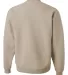 562 Jerzees Adult NuBlend® Crewneck Sweatshirt Sandstone back view