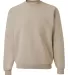 Jerzees 562 Adult NuBlend Crewneck Sweatshirt in Sandstone front view
