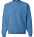 562 Jerzees Adult NuBlend® Crewneck Sweatshirt Columbia Blue front view