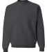 562 Jerzees Adult NuBlend® Crewneck Sweatshirt Charcoal Grey front view