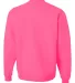 562 Jerzees Adult NuBlend® Crewneck Sweatshirt Neon Pink back view