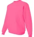 562 Jerzees Adult NuBlend® Crewneck Sweatshirt Neon Pink side view