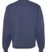 Jerzees 562 Adult NuBlend Crewneck Sweatshirt in Vintage heather navy back view