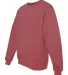 562 Jerzees Adult NuBlend® Crewneck Sweatshirt Vintage Heather Red side view