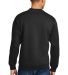 Jerzees 562 Adult NuBlend Crewneck Sweatshirt in Black back view