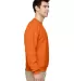 Jerzees 562 Adult NuBlend Crewneck Sweatshirt in Tennessee orange side view