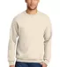 Jerzees 562 Adult NuBlend Crewneck Sweatshirt in Sweet cream heather front view