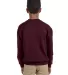 562B Jerzees Youth NuBlend® Crewneck 50/50 Sweats in Maroon back view