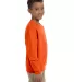 562B Jerzees Youth NuBlend® Crewneck 50/50 Sweats in Safety orange side view
