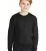 562B Jerzees Youth NuBlend® Crewneck 50/50 Sweats in Black front view
