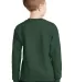 562B Jerzees Youth NuBlend® Crewneck 50/50 Sweats in Forest green back view