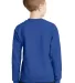 562B Jerzees Youth NuBlend® Crewneck 50/50 Sweats in Royal back view
