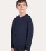 562B Jerzees Youth NuBlend® Crewneck 50/50 Sweats in J. Navy