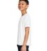Under Armour 1377487 Youth Tech™ Team T-Shirt in Wht/ md gry _100 side view