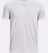 Under Armour 1377487 Youth Tech™ Team T-Shirt in Wht/ md gry _100 front view