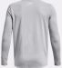 Under Armour 1377488 Youth Tech™ Team Long Sleev in Mod grey light heather/ white back view