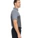 Spyder S18023 Spyre Flex Colorblock Polo in Polar frost/ black frost side view