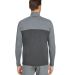 Spyder S18024 Spyre Flex Colorblock Quarter-Zip Pu in Polar frost/ black frost back view
