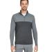 Spyder S18024 Spyre Flex Colorblock Quarter-Zip Pu in Polar frost/ black frost front view