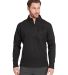 Spyder S18068 Constant Canyon Quarter-Zip Pullover in Black front view