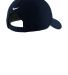 Nike NKFB6445  Dri-FIT Perforated Performance Cap in Navy/white back view