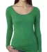 Next Level 6731 Tri-Blend Long Sleeve Scoop Tee in Envy front view