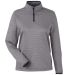 Core 365 CE73W Women's Venture Heathered Stripe Qu in Black/ white